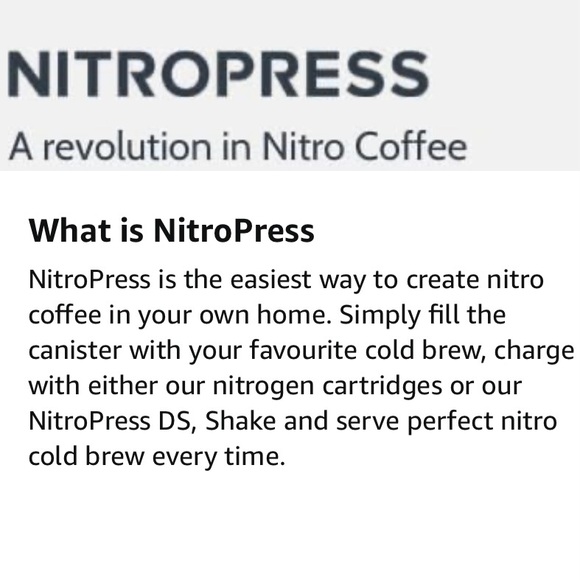 Hatfield’s NITROPRESS Nitro Infused Cold Brew Coffee Canister - Picture 8 of 13